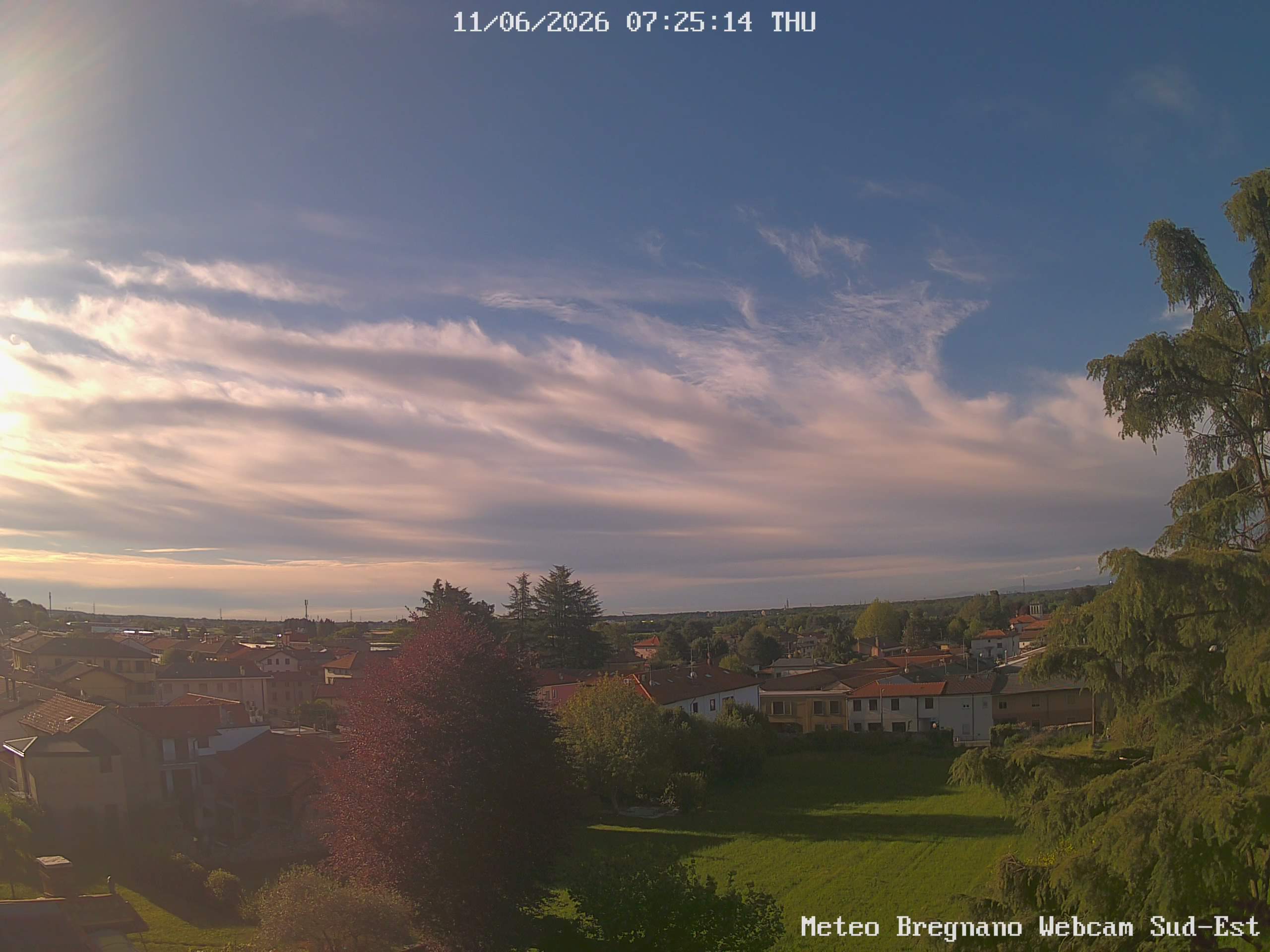 immagine della webcam nei dintorni di Albese con Cassano: webcam Bregnano